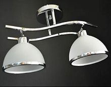 Люстра потолочная двухрожковая Мелодия Света Е27 Хром картинка 